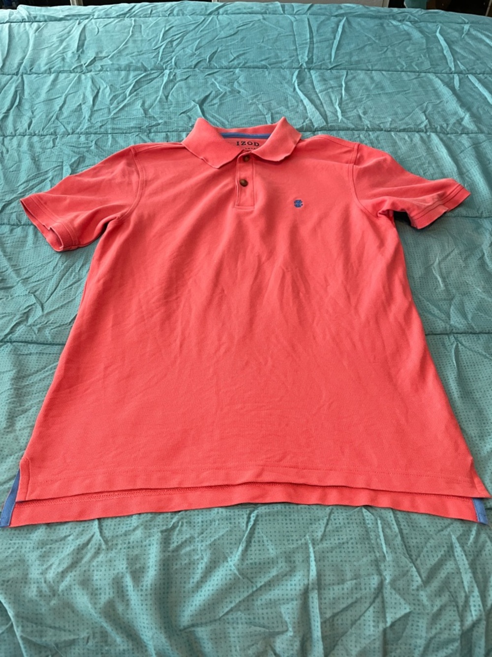 Izod Men's Coral-Red Polo Shirt